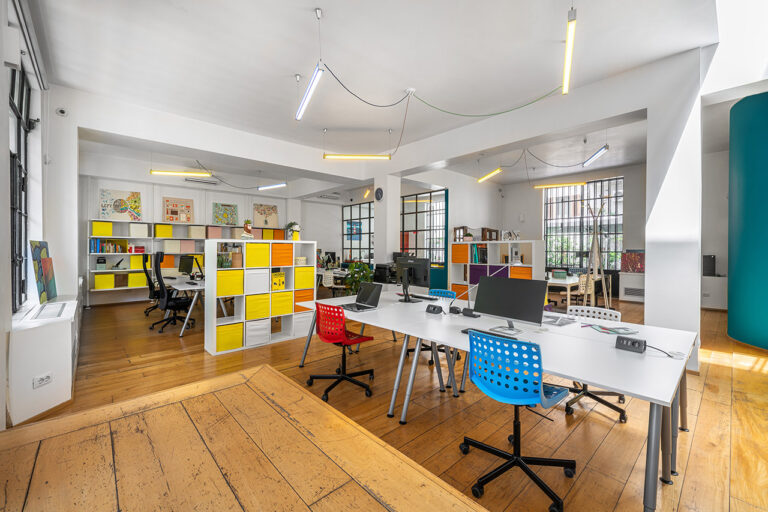 vista postazioni dedicate - piano 1 Coworking Lab Lambrate